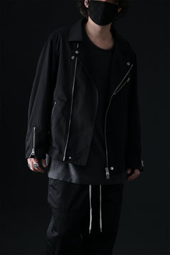 Load image into Gallery viewer, ISAMU KATAYAMA BACKLASH xx Dickies® DOUBLE RIDERS JACKET (BLACK)