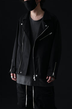 Load image into Gallery viewer, ISAMU KATAYAMA BACKLASH xx Dickies® DOUBLE RIDERS JACKET (BLACK)