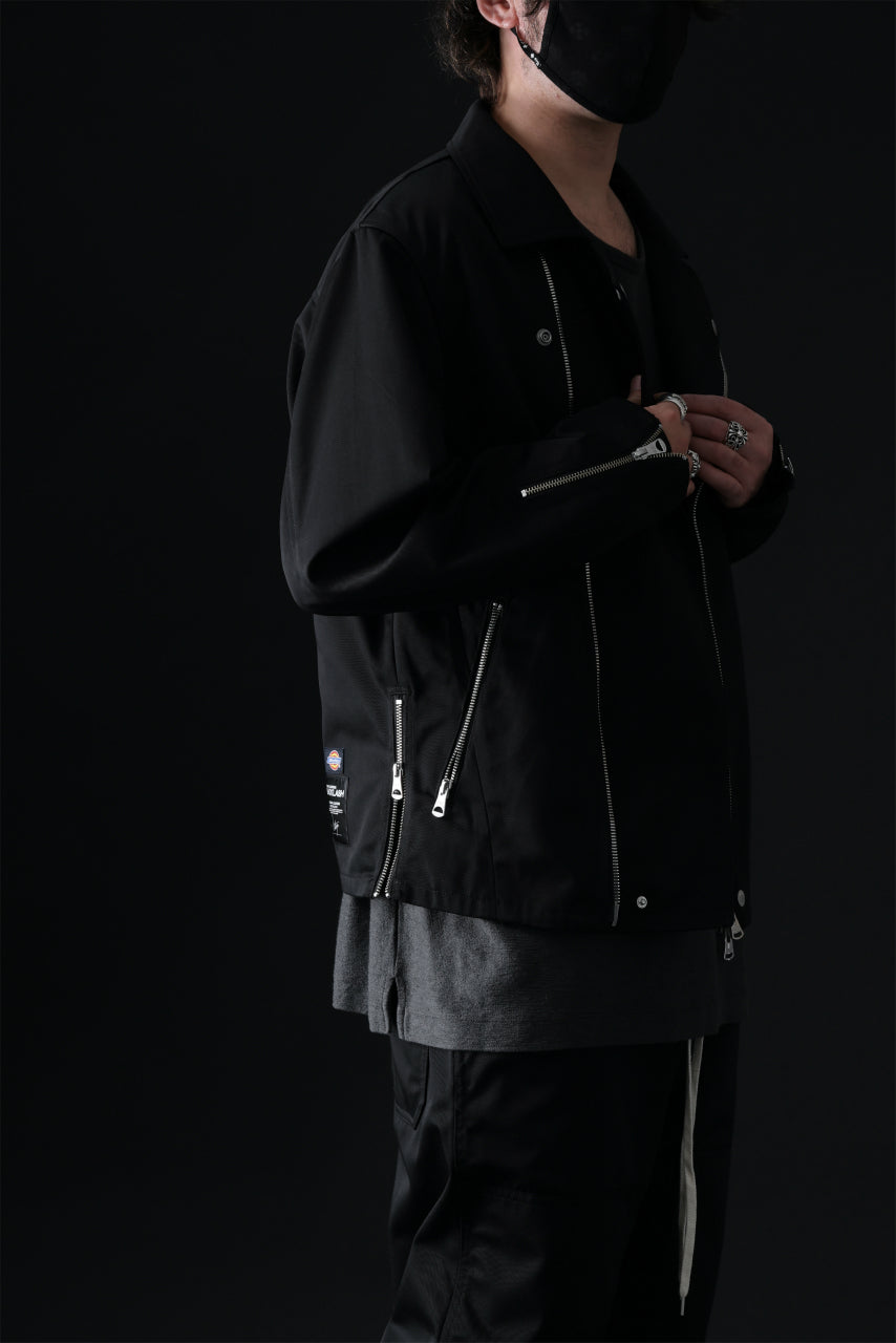 Load image into Gallery viewer, ISAMU KATAYAMA BACKLASH xx Dickies® DOUBLE RIDERS JACKET (BLACK)