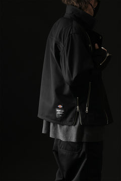 Load image into Gallery viewer, ISAMU KATAYAMA BACKLASH xx Dickies® DOUBLE RIDERS JACKET (BLACK)