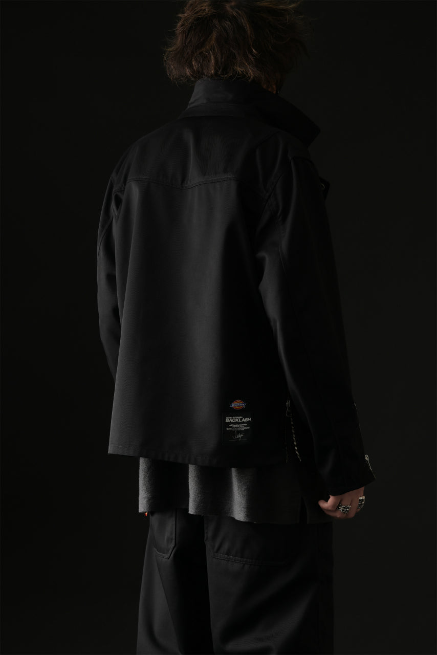 Load image into Gallery viewer, ISAMU KATAYAMA BACKLASH xx Dickies® DOUBLE RIDERS JACKET (BLACK)