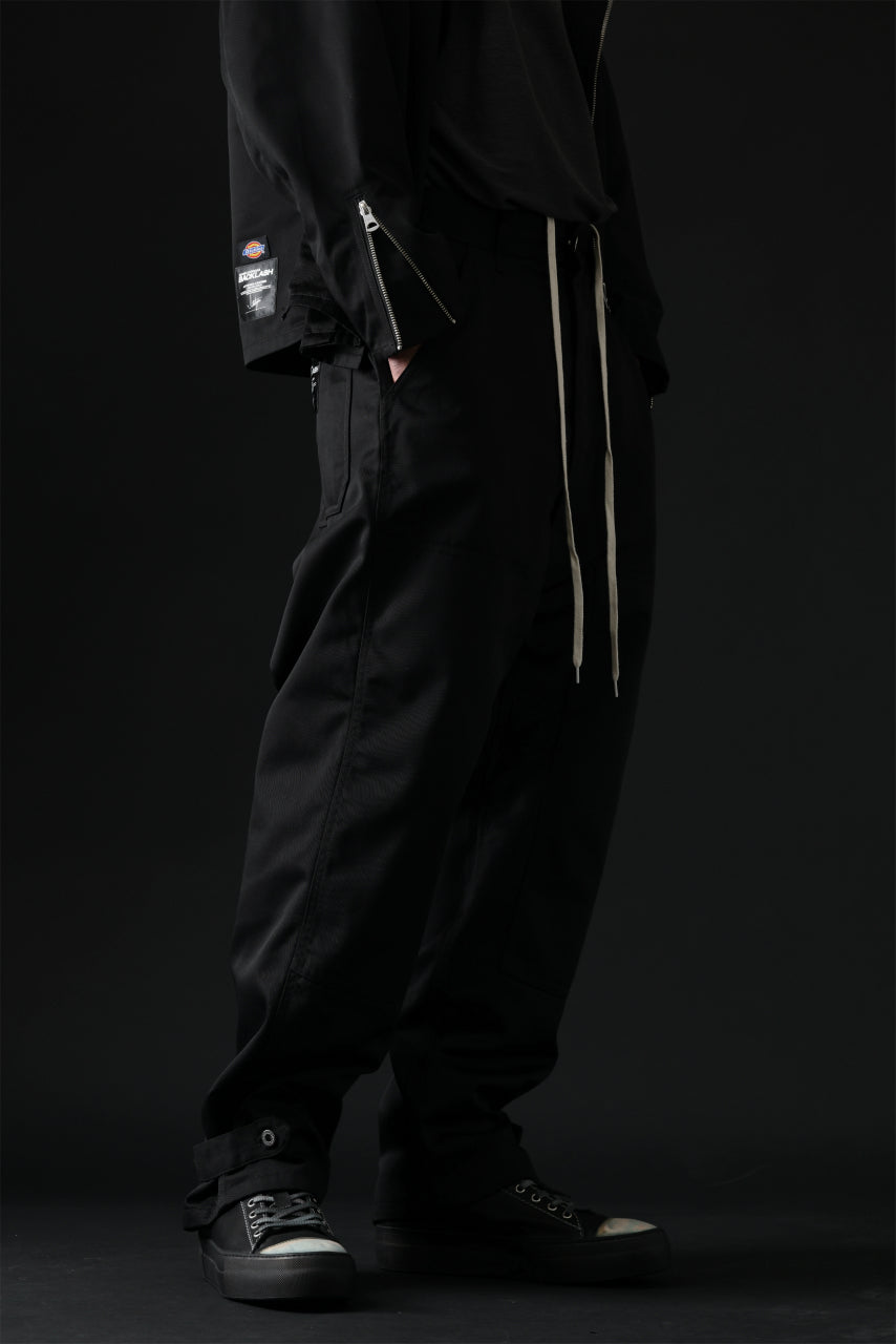 Load image into Gallery viewer, ISAMU KATAYAMA BACKLASH xx Dickies® DOUBLE KNEE PANTS (BLACK)