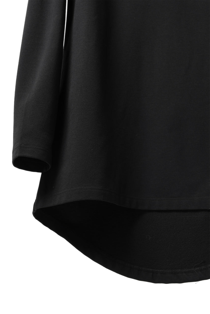 画像をギャラリービューアに読み込む, LEMURIA FLOWING LONG SLEEVE TOP / LUX-WARM® Premium (BLACK)