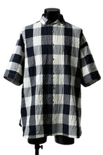 画像をギャラリービューアに読み込む, forme d'expression Short Sleeve Oversized Shirt (Big Check)