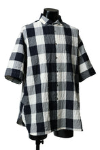 画像をギャラリービューアに読み込む, forme d'expression Short Sleeve Oversized Shirt (Big Check)