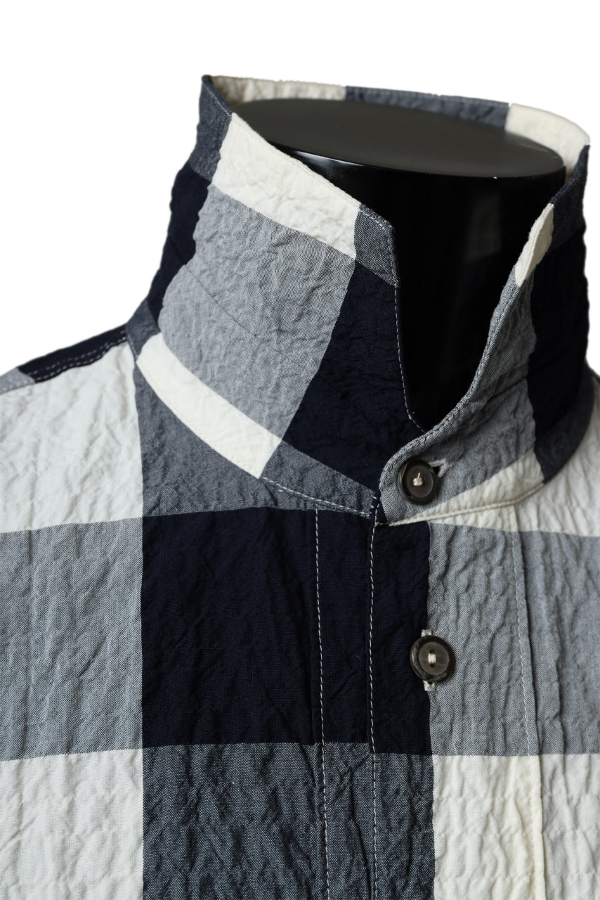 画像をギャラリービューアに読み込む, forme d'expression Short Sleeve Oversized Shirt (Big Check)