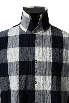 画像をギャラリービューアに読み込む, forme d'expression Short Sleeve Oversized Shirt (Big Check)