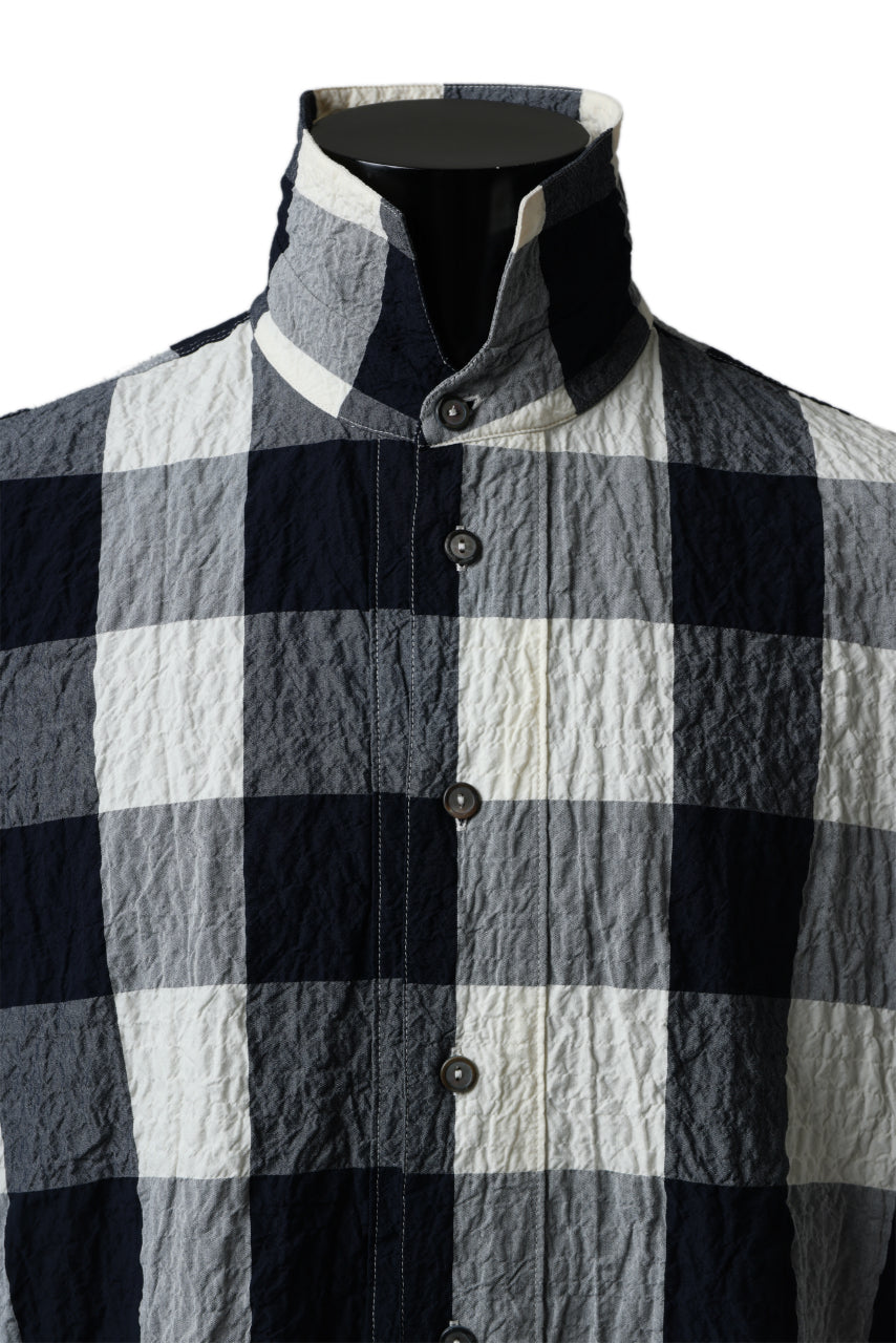 画像をギャラリービューアに読み込む, forme d'expression Short Sleeve Oversized Shirt (Big Check)