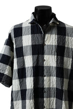 画像をギャラリービューアに読み込む, forme d'expression Short Sleeve Oversized Shirt (Big Check)