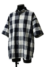 画像をギャラリービューアに読み込む, forme d'expression Short Sleeve Oversized Shirt (Big Check)