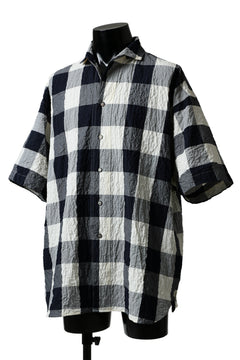 画像をギャラリービューアに読み込む, forme d'expression Short Sleeve Oversized Shirt (Big Check)