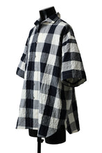 画像をギャラリービューアに読み込む, forme d'expression Short Sleeve Oversized Shirt (Big Check)