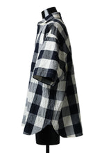 画像をギャラリービューアに読み込む, forme d'expression Short Sleeve Oversized Shirt (Big Check)