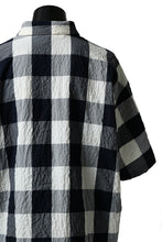 画像をギャラリービューアに読み込む, forme d'expression Short Sleeve Oversized Shirt (Big Check)