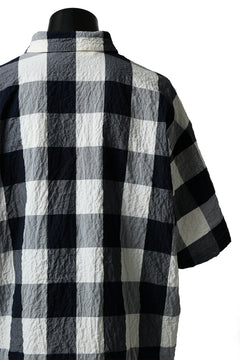画像をギャラリービューアに読み込む, forme d'expression Short Sleeve Oversized Shirt (Big Check)