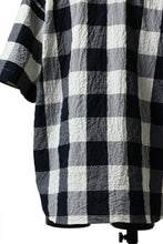 画像をギャラリービューアに読み込む, forme d'expression Short Sleeve Oversized Shirt (Big Check)