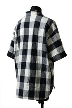 画像をギャラリービューアに読み込む, forme d'expression Short Sleeve Oversized Shirt (Big Check)