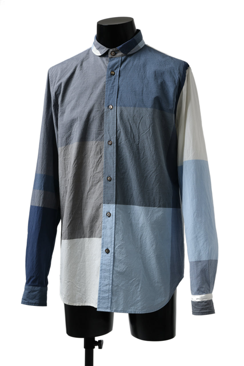 画像をギャラリービューアに読み込む, forme d'expression Club Shirt (Blue Tiles)
