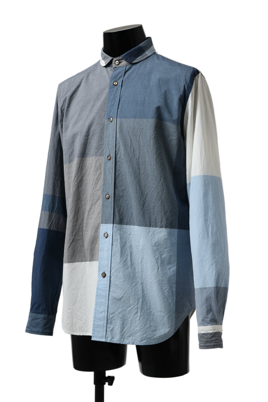 画像をギャラリービューアに読み込む, forme d'expression Club Shirt (Blue Tiles)