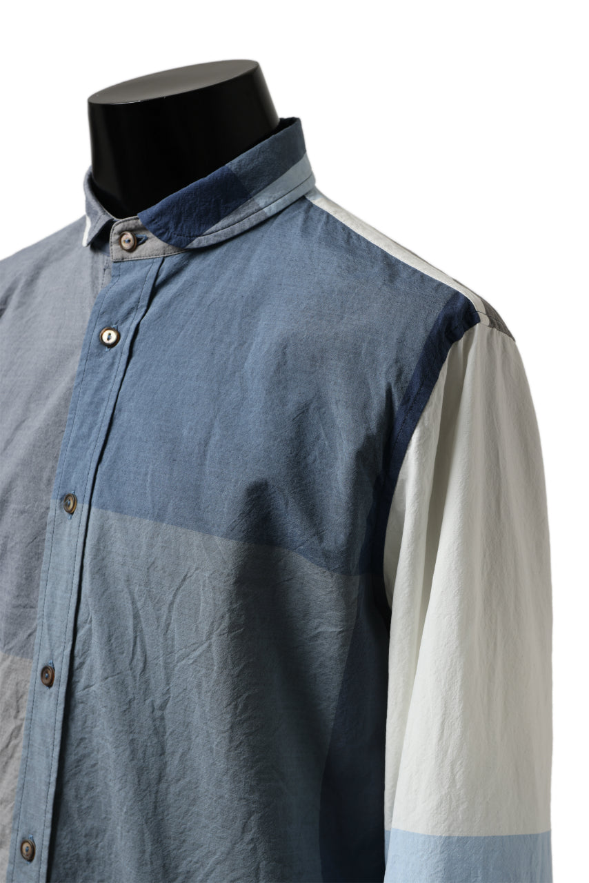 画像をギャラリービューアに読み込む, forme d'expression Club Shirt (Blue Tiles)