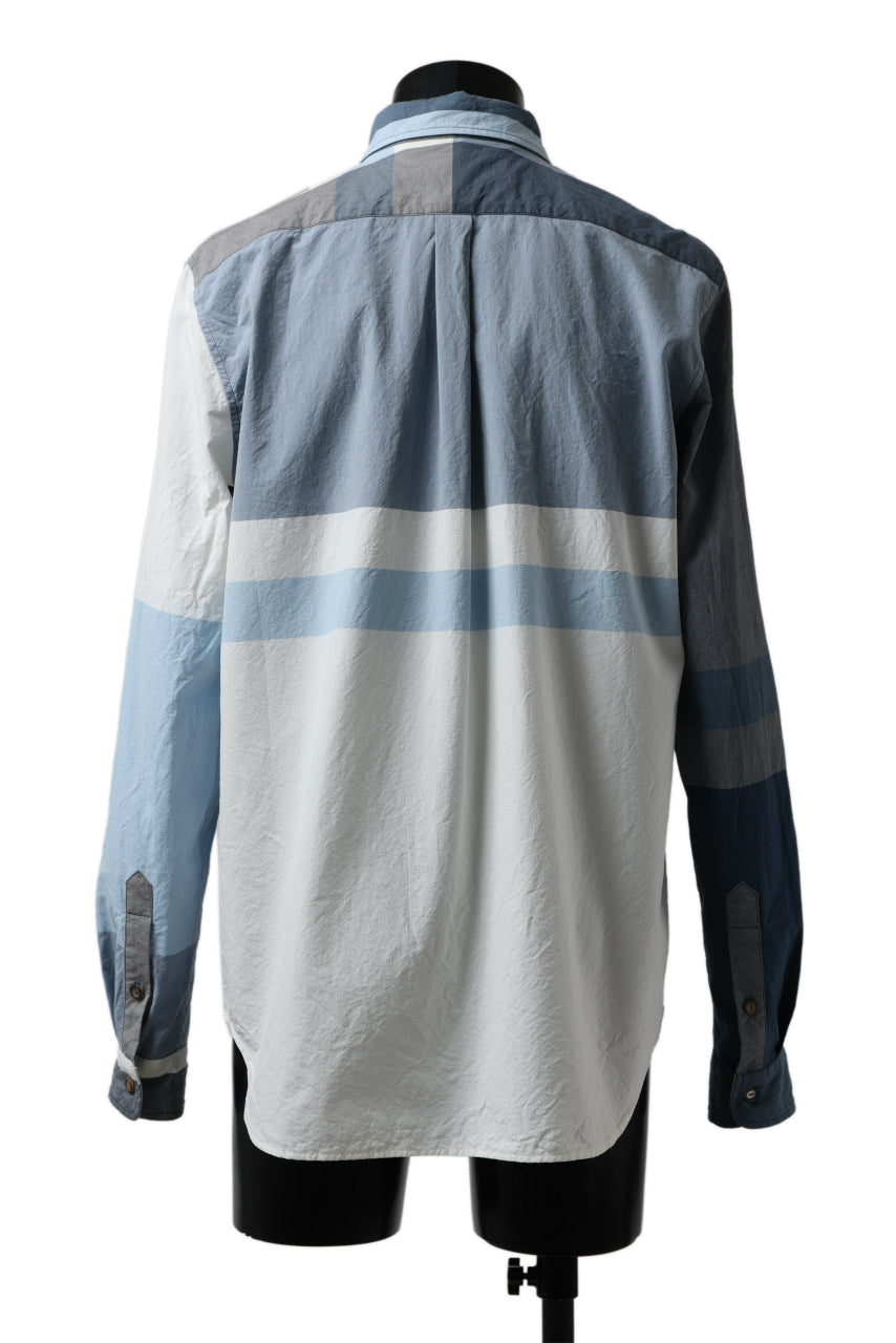 画像をギャラリービューアに読み込む, forme d'expression Club Shirt (Blue Tiles)