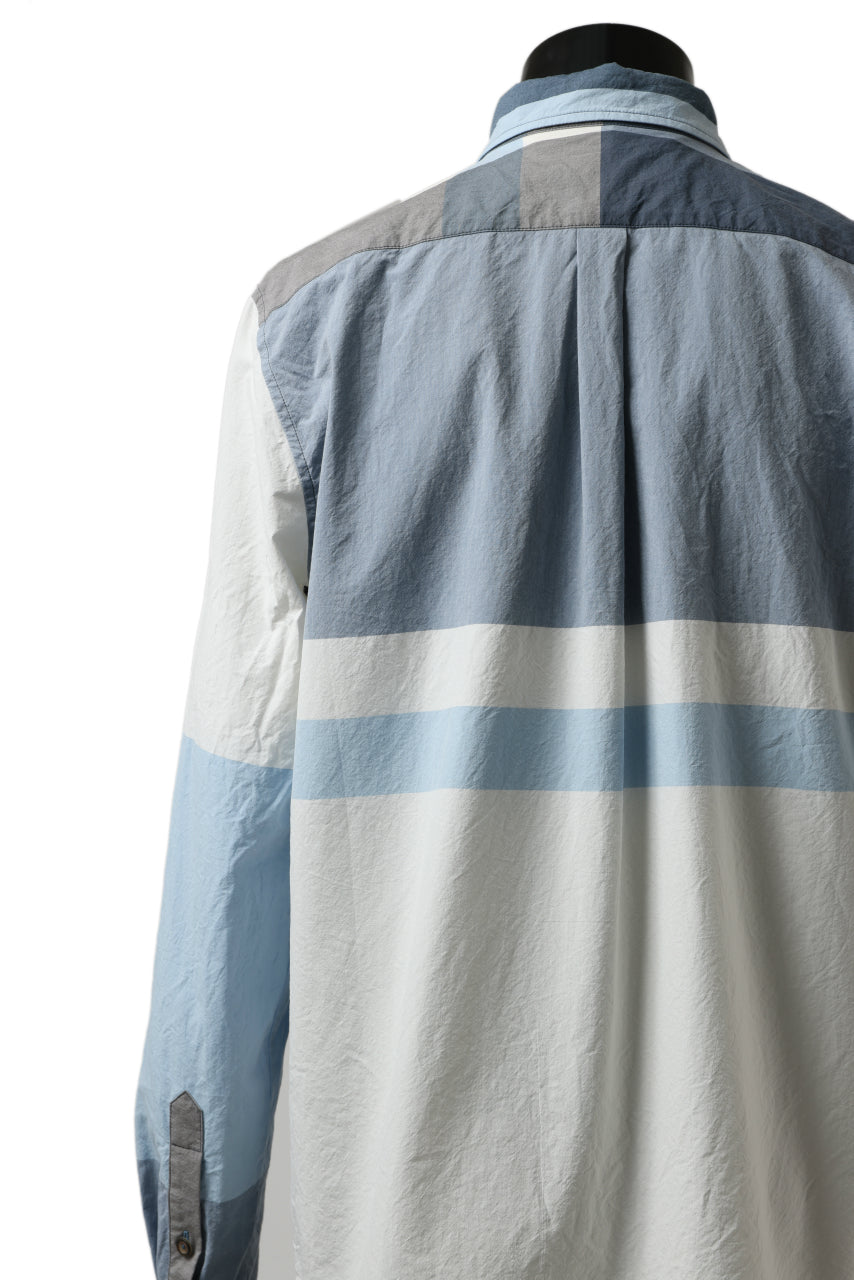 画像をギャラリービューアに読み込む, forme d'expression Club Shirt (Blue Tiles)