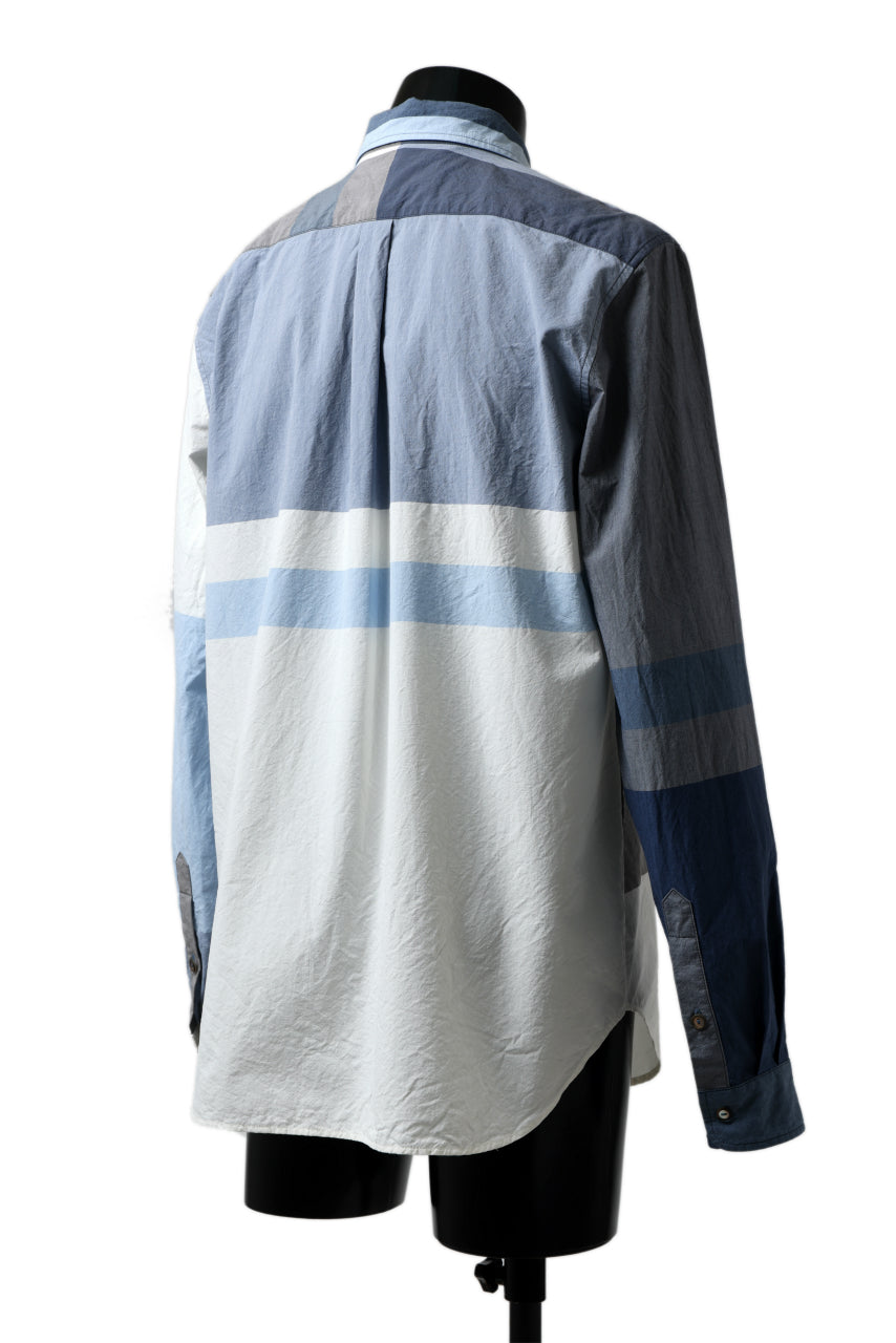 画像をギャラリービューアに読み込む, forme d'expression Club Shirt (Blue Tiles)