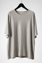 Load image into Gallery viewer, CAPERTICA OVERSIZED ASYMMETRY TEE / LINEN HEAVY JERSEY (KINARI)