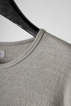 Load image into Gallery viewer, CAPERTICA OVERSIZED ASYMMETRY TEE / LINEN HEAVY JERSEY (KINARI)