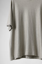 Load image into Gallery viewer, CAPERTICA OVERSIZED ASYMMETRY TEE / LINEN HEAVY JERSEY (KINARI)