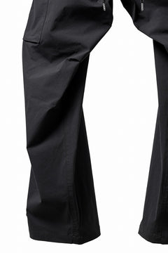 画像をギャラリービューアに読み込む, ISAMU KATAYAMA BACKLASH WIDE CARGO PANTS / STRETCH TYPEWRITER CLOTH (BLACK)