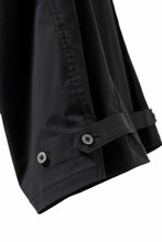 画像をギャラリービューアに読み込む, ISAMU KATAYAMA BACKLASH WIDE CARGO PANTS / STRETCH TYPEWRITER CLOTH (BLACK)