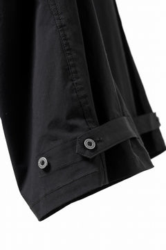 画像をギャラリービューアに読み込む, ISAMU KATAYAMA BACKLASH WIDE CARGO PANTS / STRETCH TYPEWRITER CLOTH (BLACK)