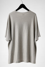 Load image into Gallery viewer, CAPERTICA OVERSIZED ASYMMETRY TEE / LINEN HEAVY JERSEY (KINARI)