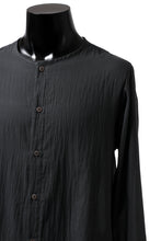 画像をギャラリービューアに読み込む, Hannibal. Collarless Shirt / Jos 132. (ANTHRACITE)