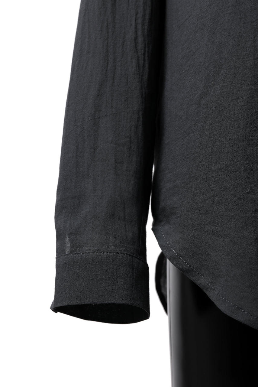 画像をギャラリービューアに読み込む, Hannibal. Collarless Shirt / Jos 132. (ANTHRACITE)