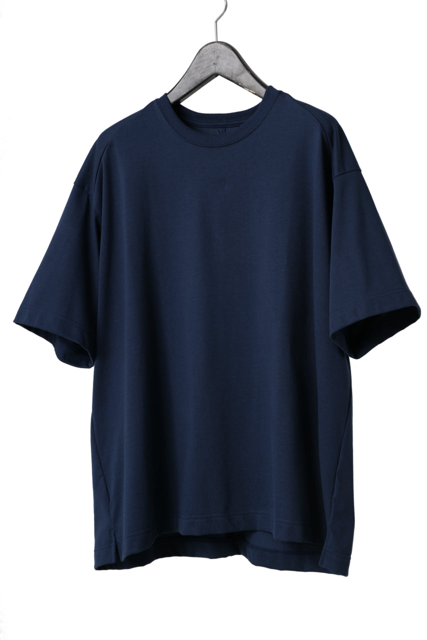 Load image into Gallery viewer, CAPERTICA OVERSIZED H/S TEE / SUVIN COTTON COMPACT JERSEY (NAVY)