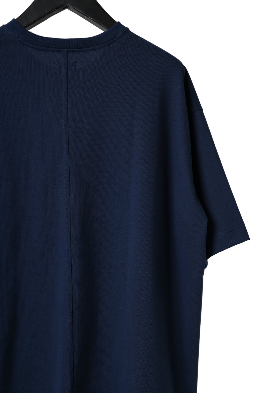 Load image into Gallery viewer, CAPERTICA OVERSIZED H/S TEE / SUVIN COTTON COMPACT JERSEY (NAVY)