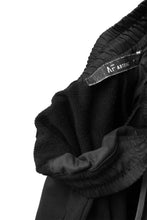 画像をギャラリービューアに読み込む, A.F ARTEFACT TWISTED HAKAMA-CARGO PANTS / COTTON SWEAT (BLACK)