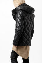 画像をギャラリービューアに読み込む, ISAMU KATAYAMA BACKLASH HOODED DOWN JACKET / LUXURY STEER + POLISH WHITE GOOSE (BLACK)