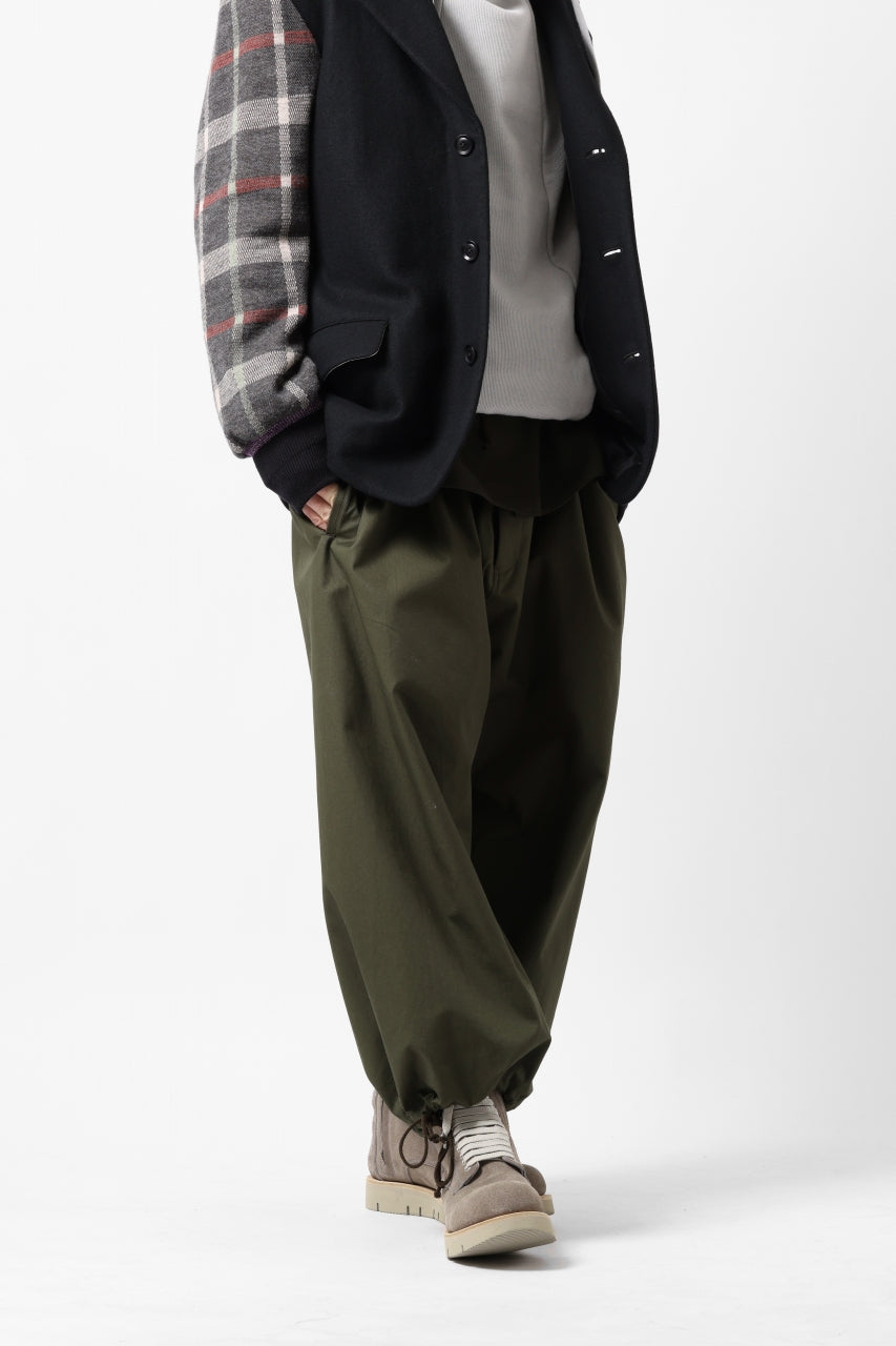 Load image into Gallery viewer, Y's BANG ON! No.176 2 STEP RIB JACKET /  WOOL MELTON SMOOTH + CHECKED JACQUARD (BLACK)