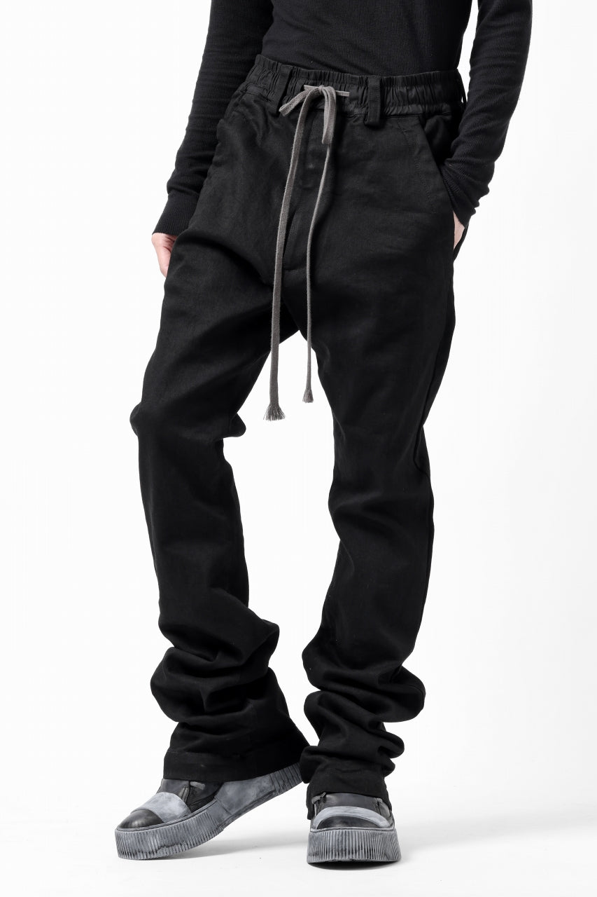 画像をギャラリービューアに読み込む, A.F ARTEFACT FLARE LONG PANTS / HI-STRETCH DENIM (BLACK)