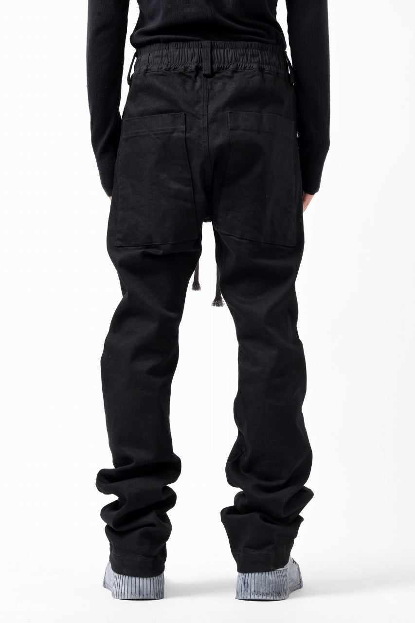 画像をギャラリービューアに読み込む, A.F ARTEFACT FLARE LONG PANTS / HI-STRETCH DENIM (BLACK)