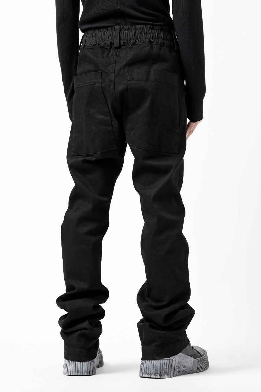 画像をギャラリービューアに読み込む, A.F ARTEFACT FLARE LONG PANTS / HI-STRETCH DENIM (BLACK)