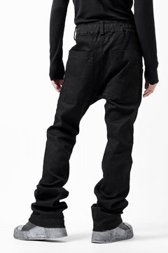 画像をギャラリービューアに読み込む, A.F ARTEFACT FLARE LONG PANTS / HI-STRETCH DENIM (BLACK)