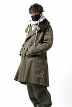 Load image into Gallery viewer, Y's BANG ON! No.186 SEMI DOUBLE HALF COAT / T/C TWILL (KHAKI)