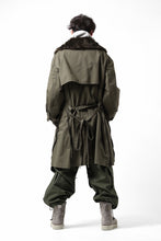 Load image into Gallery viewer, Y's BANG ON! No.186 SEMI DOUBLE HALF COAT / T/C TWILL (KHAKI)