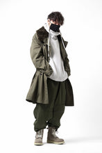Load image into Gallery viewer, Y's BANG ON! No.186 SEMI DOUBLE HALF COAT / T/C TWILL (KHAKI)