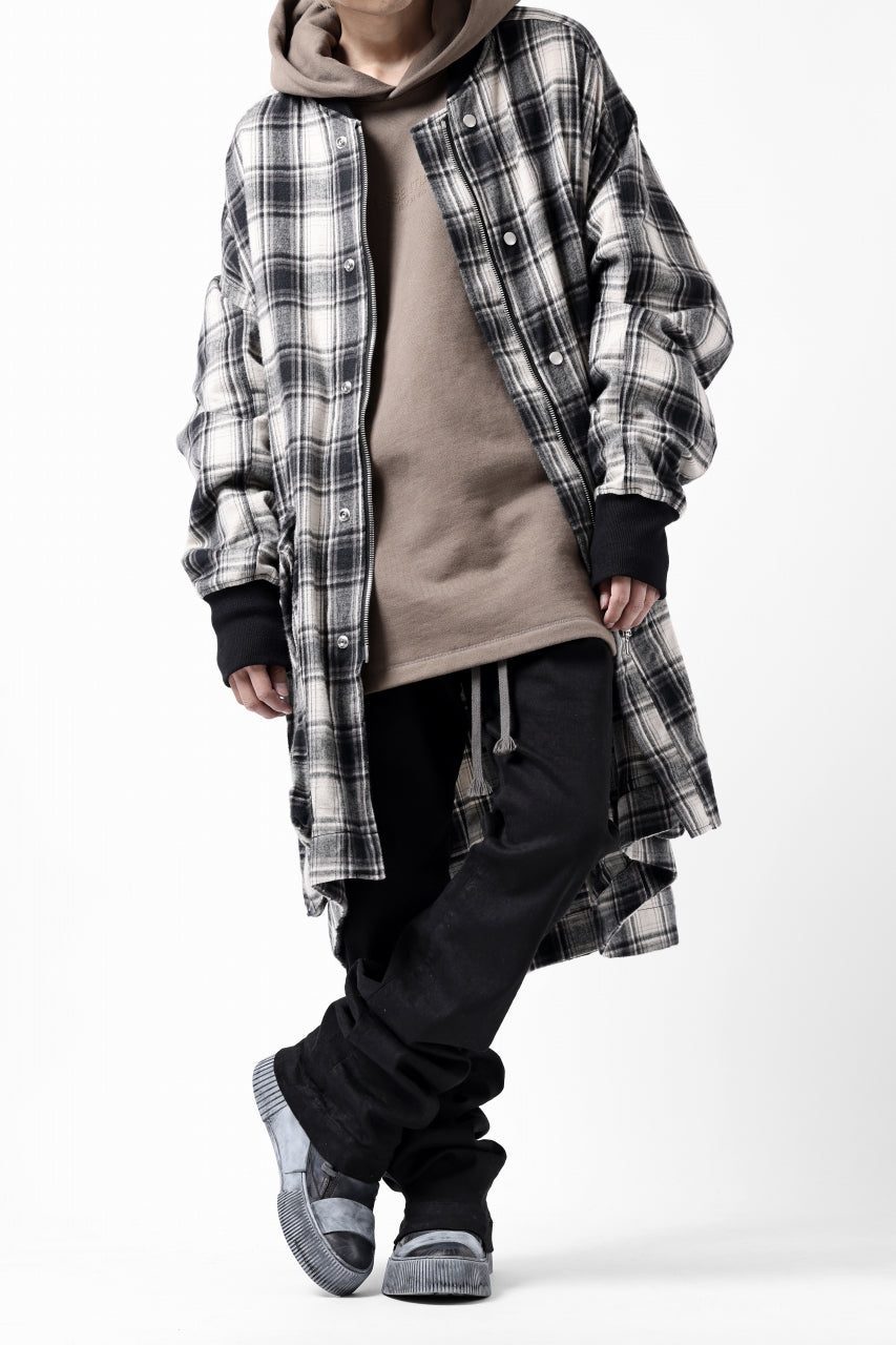 画像をギャラリービューアに読み込む, A.F ARTEFACT FLARE LONG PANTS / HI-STRETCH DENIM (BLACK)