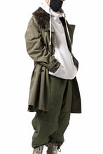 Load image into Gallery viewer, Y's BANG ON! No.186 SEMI DOUBLE HALF COAT / T/C TWILL (KHAKI)